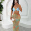 Robe longue sans bretelles et dos nu pour femmes élégante