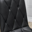 Dining Chairs Set of 4, Modern Kitchen Dining Room Chairs, PU Dining Chair Upholstered Cushion Seat and Sturdy Metal Legs - Korvel