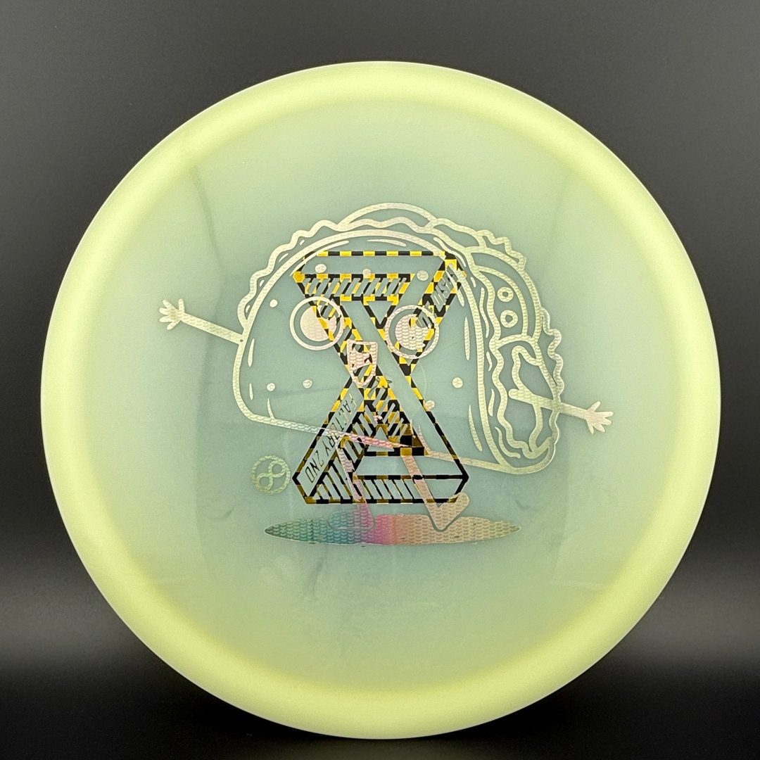 Glow C-Blend Centurion - X-Out Taco Disc Golf Driver
