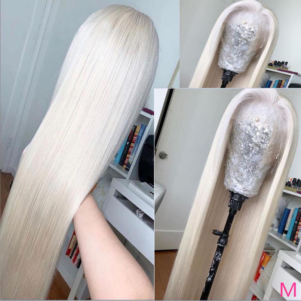 13*2.5 Wig Long Straight Synthetic Hair Wigs Middle PartCosplay Wigs For Women Heat Resistant Fiber - Korvel