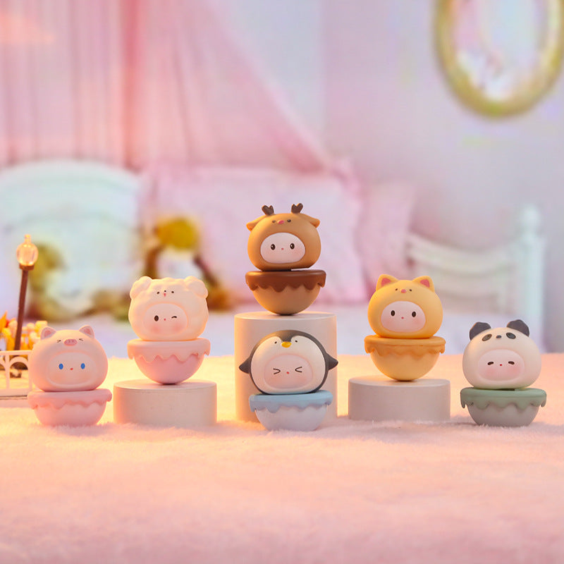 Charming Resin Figurines with Fragrance for Home Decor