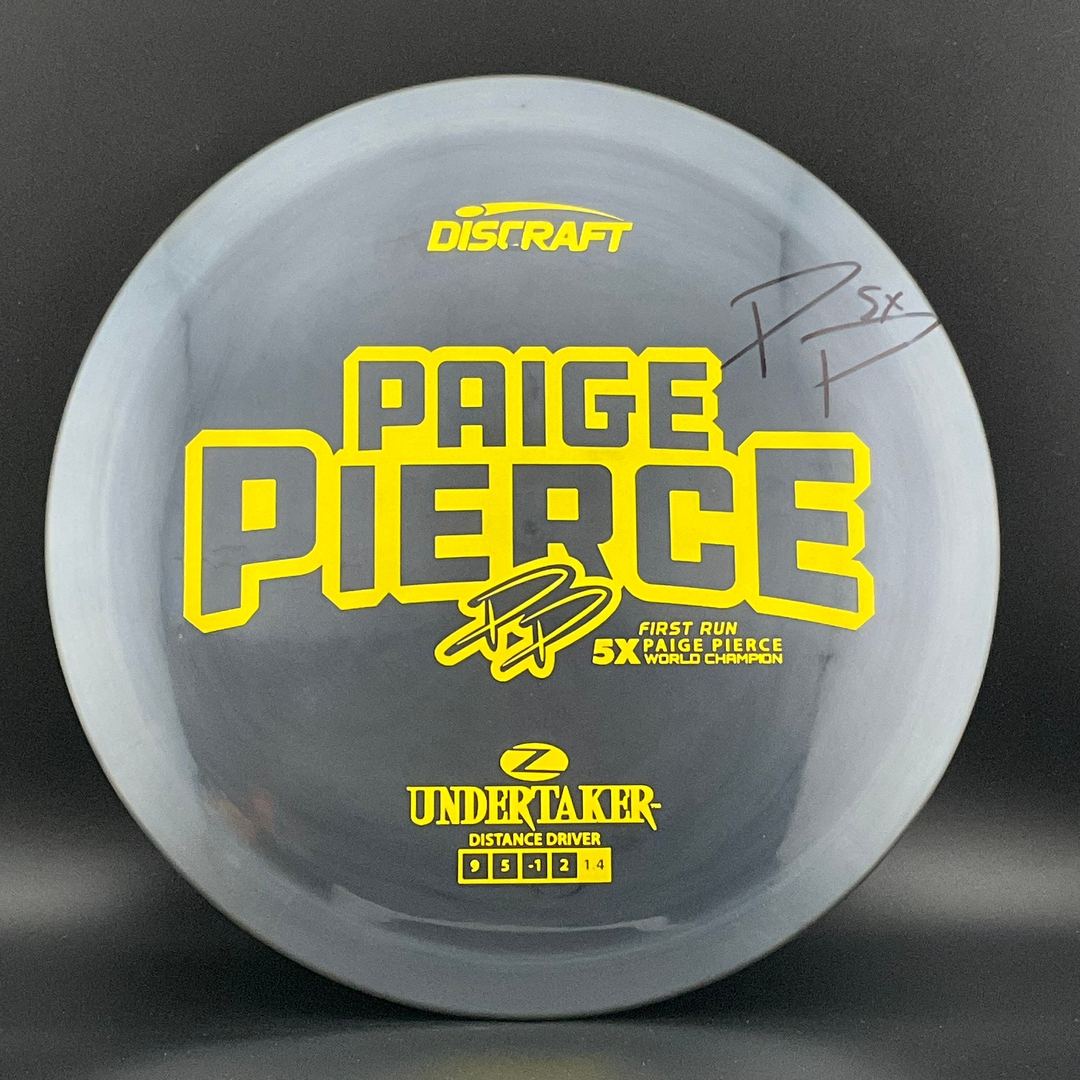 Z Line Undertaker Disc Golf Driver - Signed by Paige Pierce