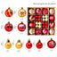 Christmas decoration 6cm electroplated ball plastic ball special-shaped painted Christmas ball gift Christmas tree pendant - Korvel