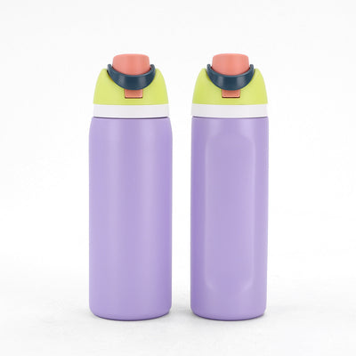 Insulated Stainless Steel Water Bottle (24OZ/32OZ), with straw, BPA-Free, great for sports and travel. - Korvel