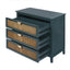 3 Drawer Cabinet Natural rattan American Furniture Suitable for bedroom living room study - Korvel