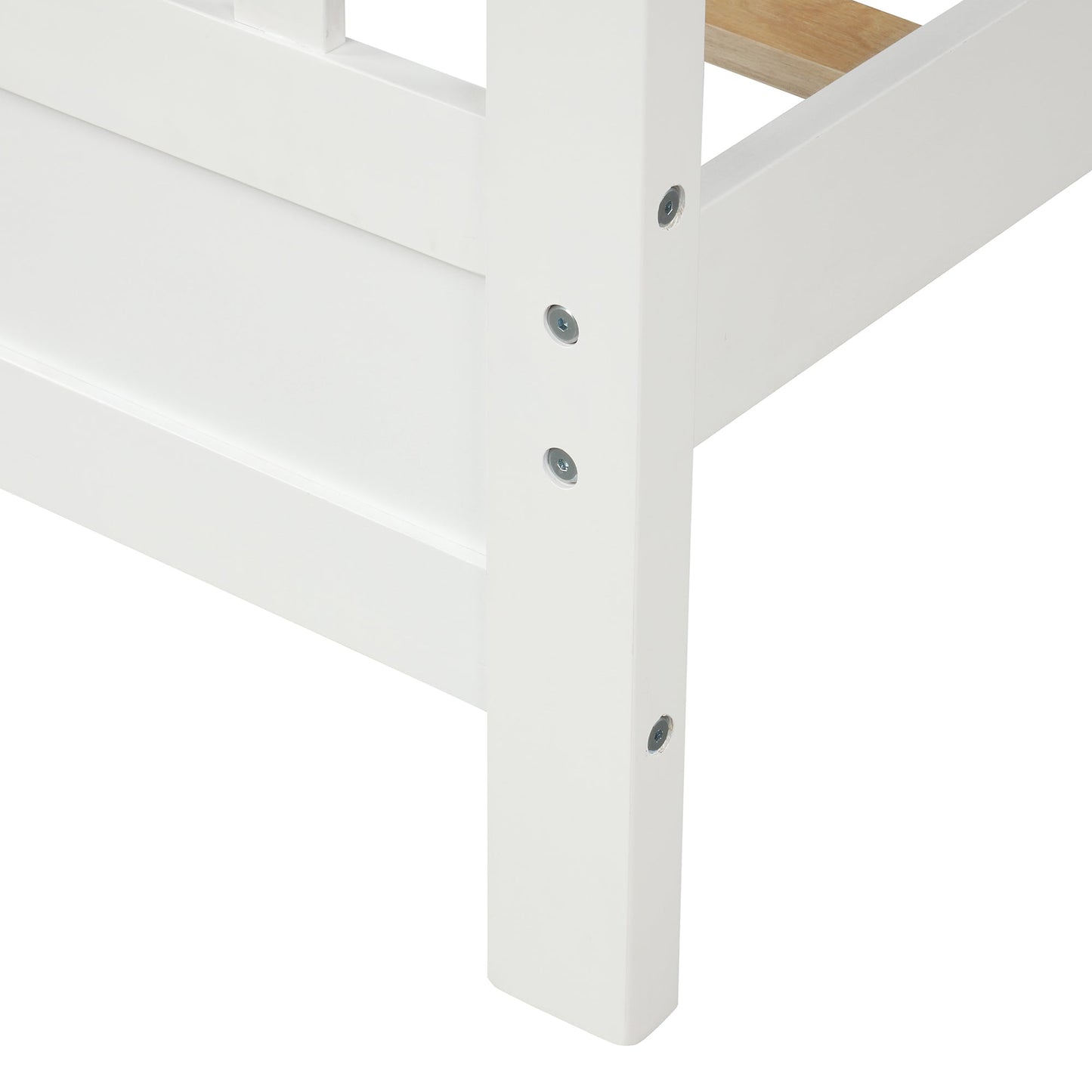 Wood Platform Bed with Headboard and Footboard  Full - Korvel