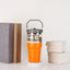 20oz30ozPortable Car Cup Stainless Steel Cup Travel Sports Water Bottle With Handle Cover Coffee Tumbler Cup - Korvel