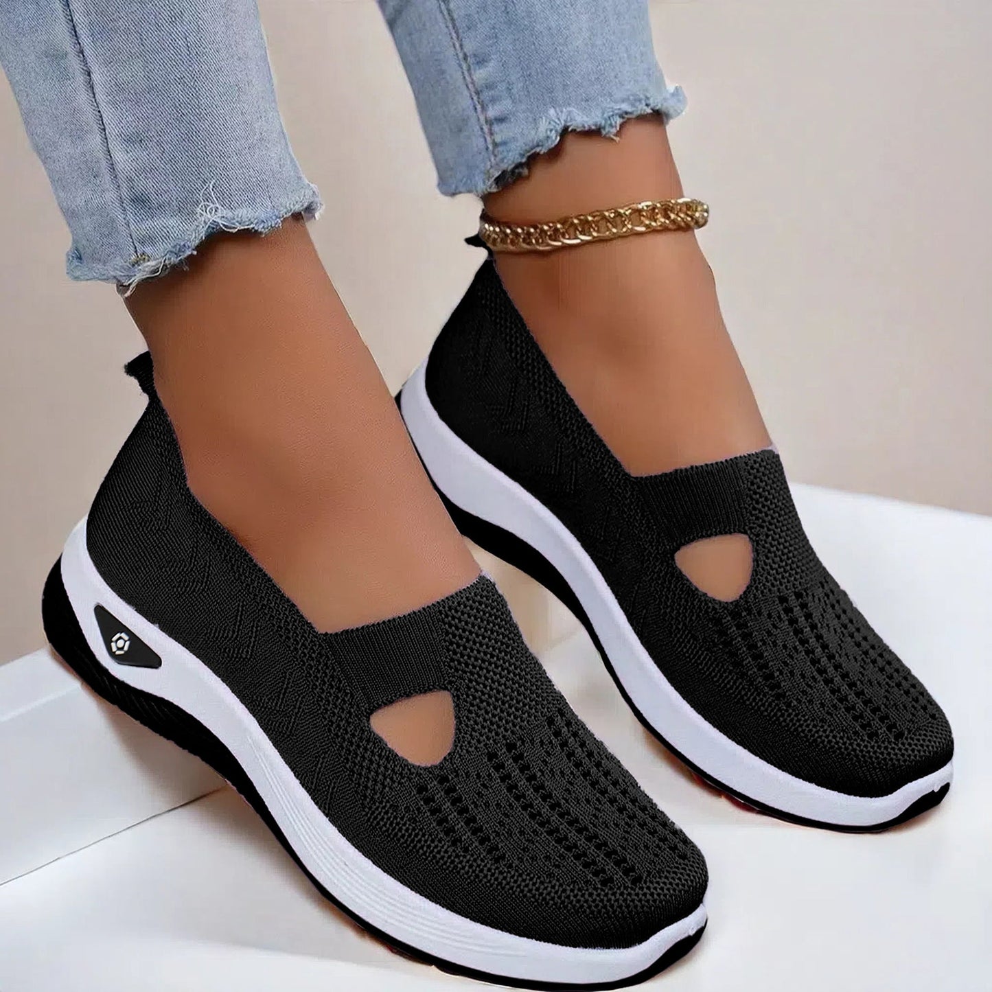 Ballerines en maille respirante pour femmes - Élégantes et confortables