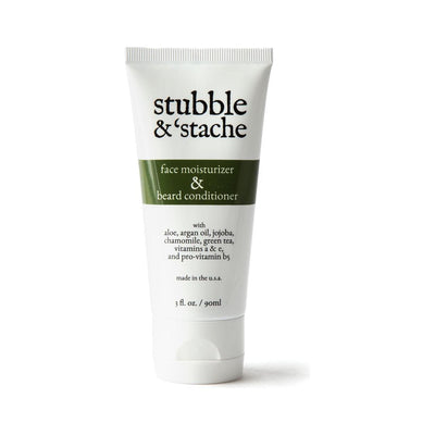 Stubble & 'Stache Face Moisturizer and Beard Conditioner - 3 Oz