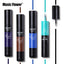 Music Flower Matte Black & Colorful 2 In 1 Waterproof Liquid Eyeliner Pen Makeup Fast Dry Smooth Long Lasting Charm Eyes Liner - Korvel