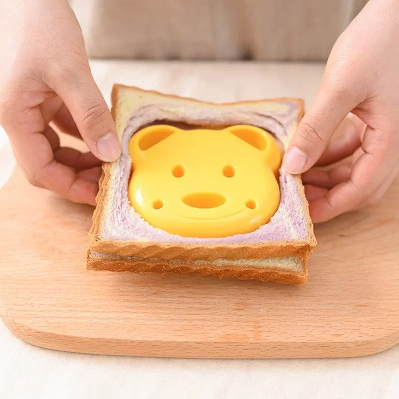DIY children's cartoon sandwich mold - Korvel