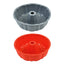 10-inch Non-Stick Silicone Bundt Pan - Multipurpose Baking Mold for Cakes, Jello & Gelatin - Korvel