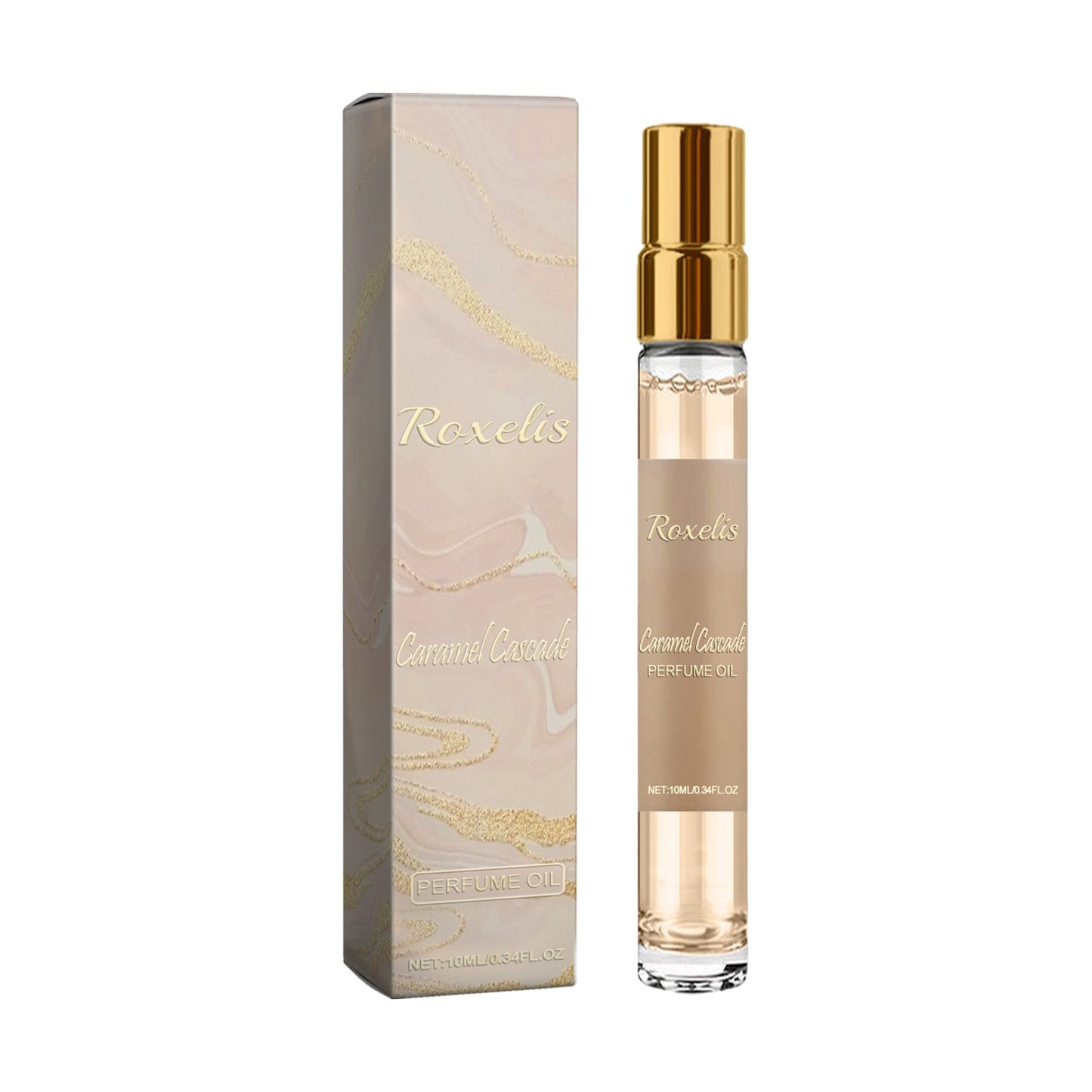 Caramel Cascade Perfume Oil - Elegant & Light Fragrance