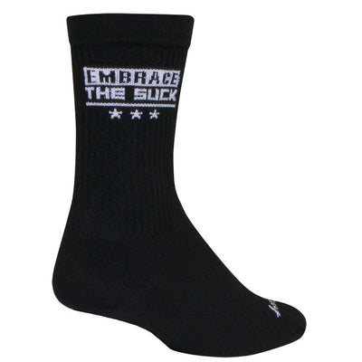 Sockguy Embrace Crew Socks in Black (Size 5-9)