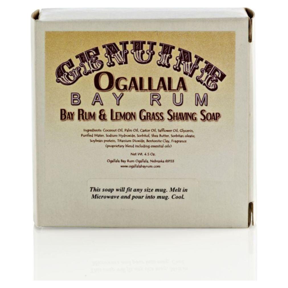 Savon à raser Ogallala Bay Rum et Lemongrass - 4,5 oz