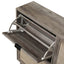 4 Door Shoe Rack, Freestanding Modern Shoe Storage Cabinet, for Entryway - Korvel