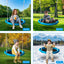 Metal Swing Stand With Saucer Outdoor Playground Metal Swing Set For Kids Outdoor Play Equipment - Korvel