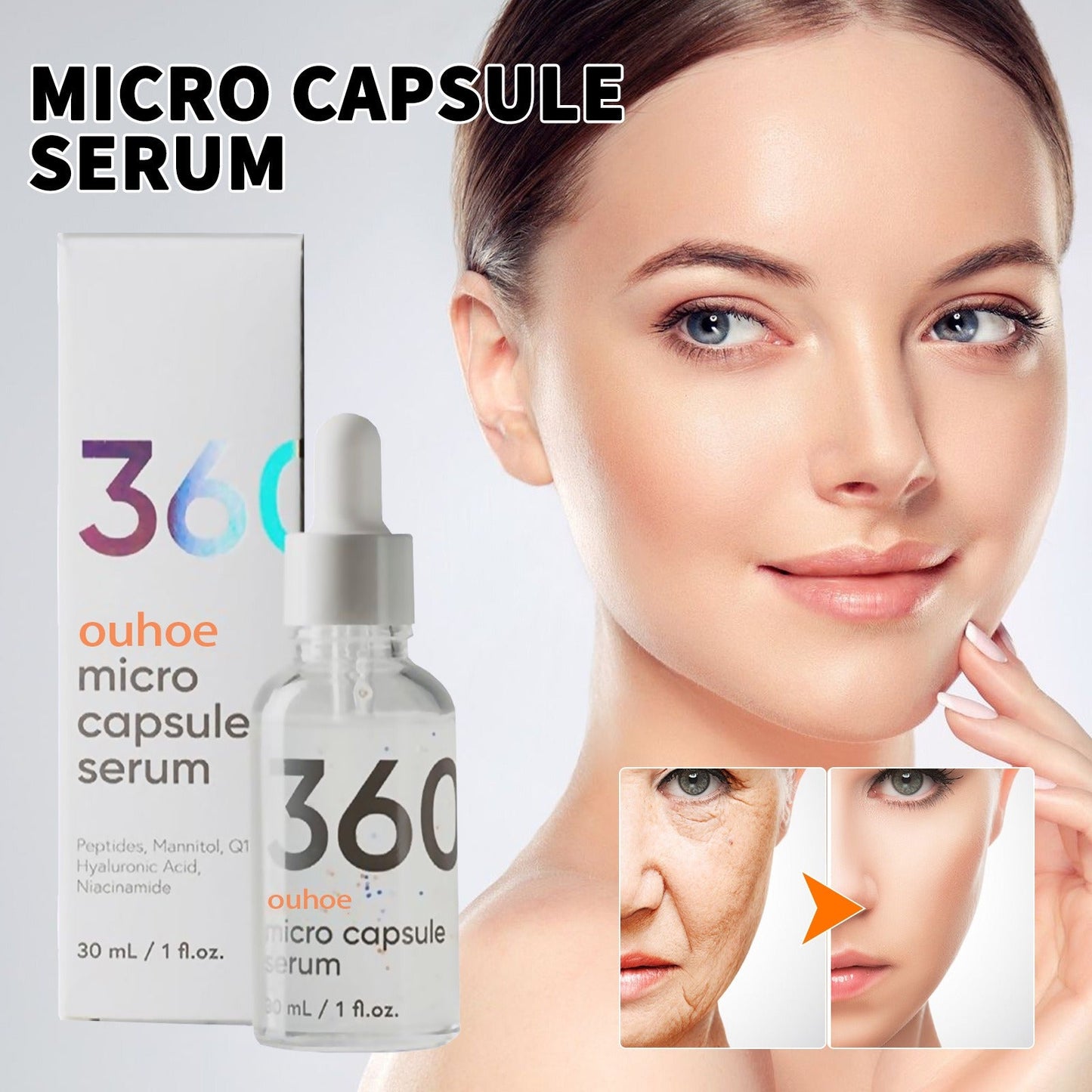 Moisturizing&Repairing Capsule essay to fade fine lines, tight and white skin, moisturizing and anti wriggle essay - Korvel