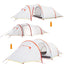 Static Nebula Layer Light 3-Person Tunnel Tent