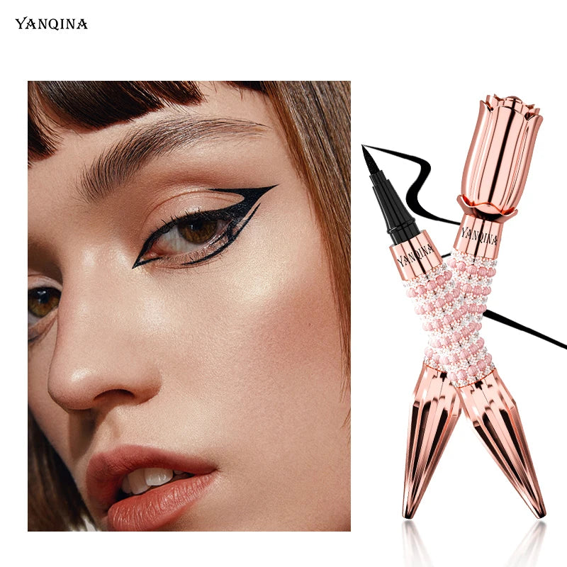 Luxury Quick Dry Waterproof Eyeliner Pen - Black