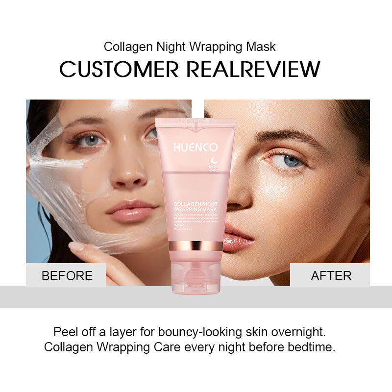 Collagen peel-off mask smearable deep cleansing skin rejuvenation moisturizing skin care sleeping mask - Korvel