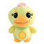 Dulces Muñecos de Peluche Pato Amarillo y Conejo Púrpura