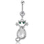 Navel Ring Creative Bat Bee Navel Buckle Navel Ring Body Piercing Jewelry - Korvel