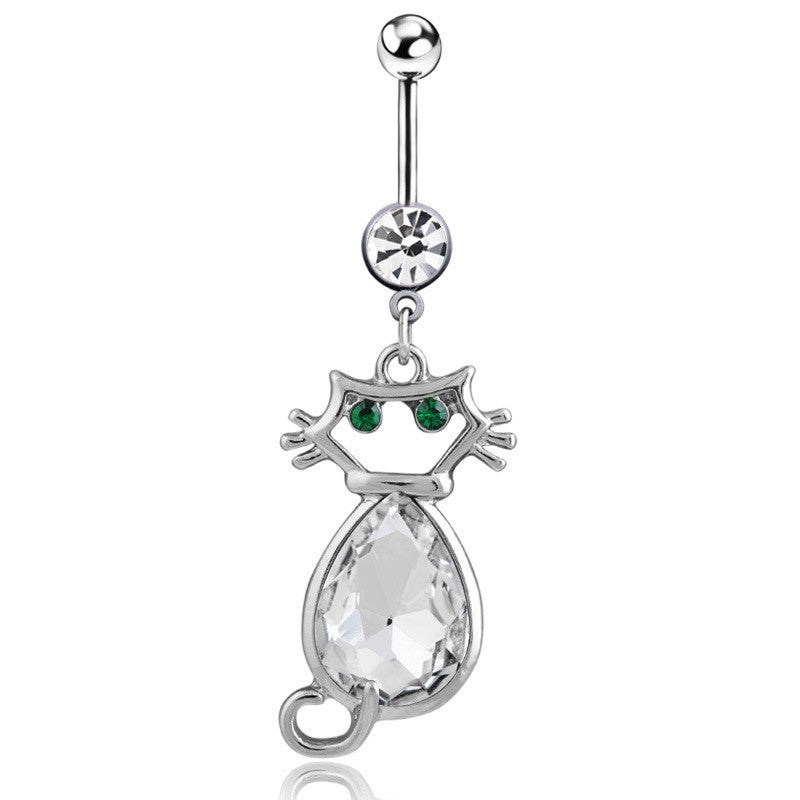 Navel Ring Creative Bat Bee Navel Buckle Navel Ring Body Piercing Jewelry - Korvel