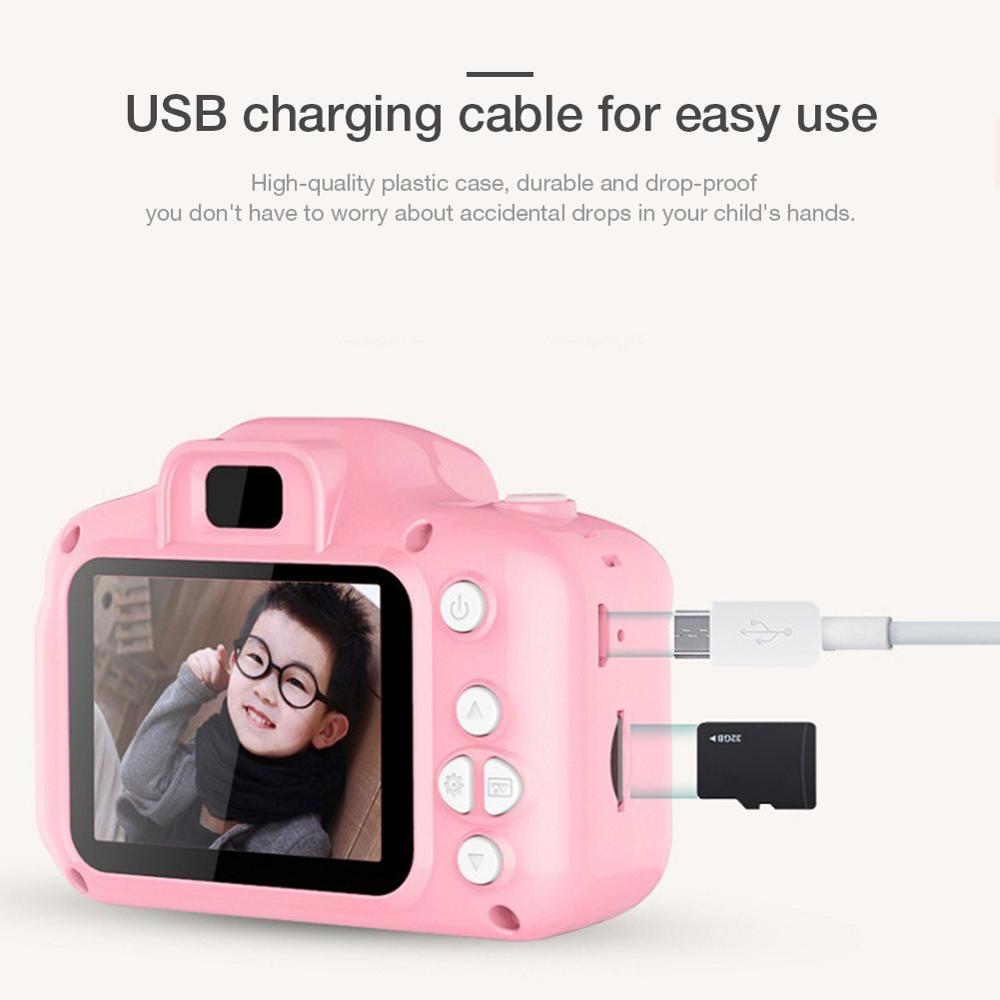 Children Mini Camera Kids Educational Toys for Children Baby Gifts Birthday Gift Digital Camera 1080P Projection Video Camera - Korvel