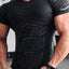 Camiseta de manga corta de cuello redondo para hombres en tallas grandes