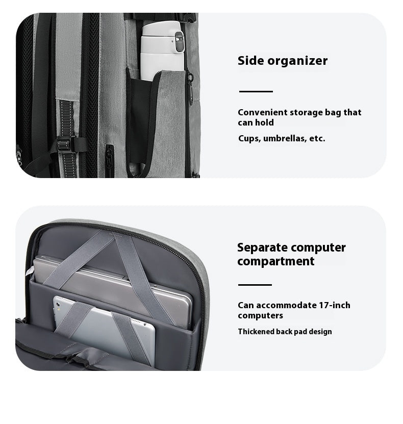 Mochila de Compresión Multifuncional para Viajes para Hombres y Mujeres