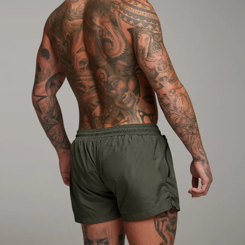 Shorts actifs pour hommes grande taille avec cordon de serrage et poches