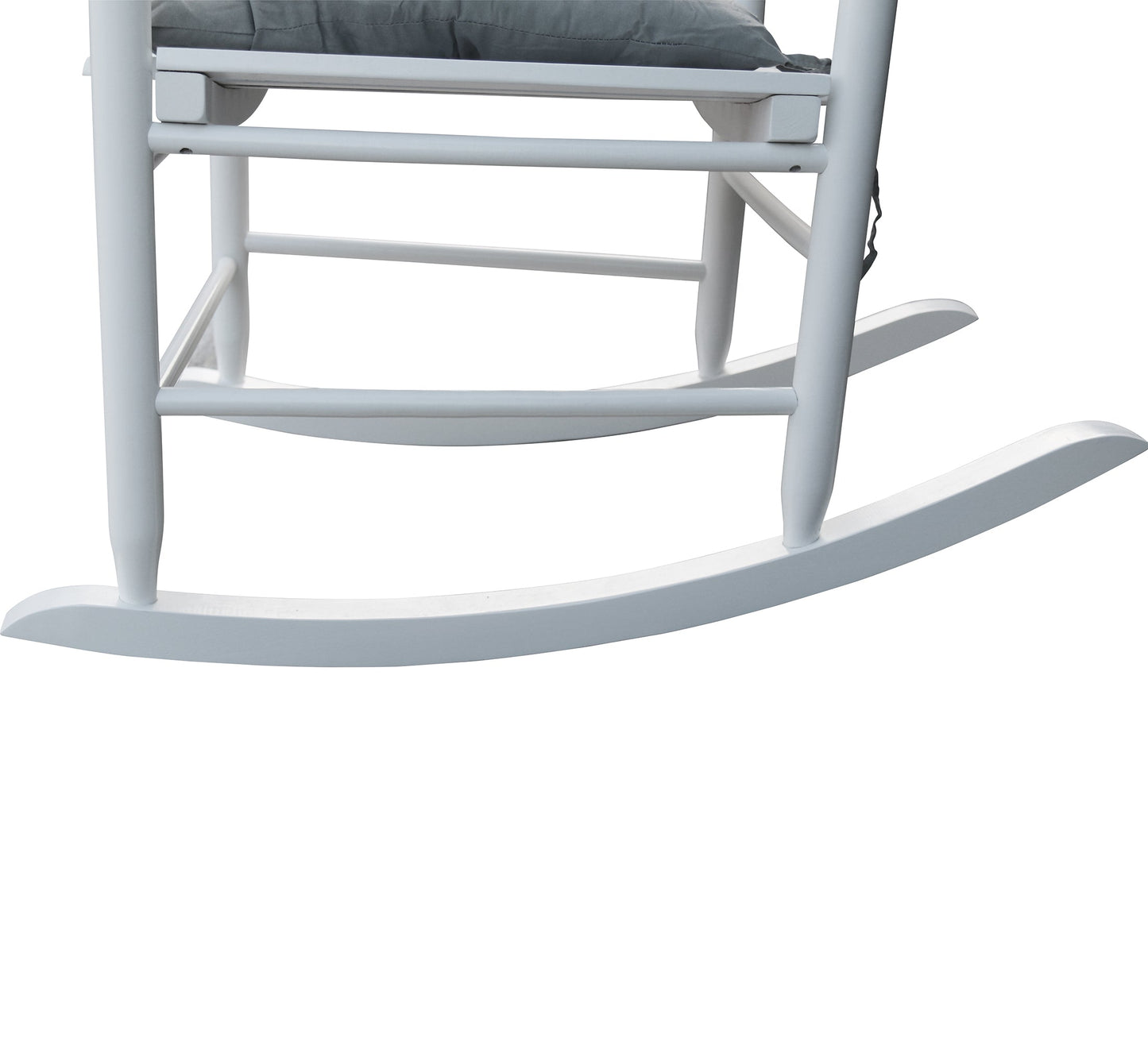 Premium White Wooden Porch Rocker Chair