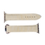 Bracelet Apple Watch en alligator mat blanc os