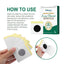 Organic Herbal Lung Cleanse Repair Patch, Relieve Nasal Discomfort Nasal Cleansing Repair Body Care - Korvel