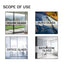 Nano Coat One Way Mirror Sponge, Car Windshield Bathroom Office Floor-To-Ceiling Window Glass Nanosponge Wipe - Korvel