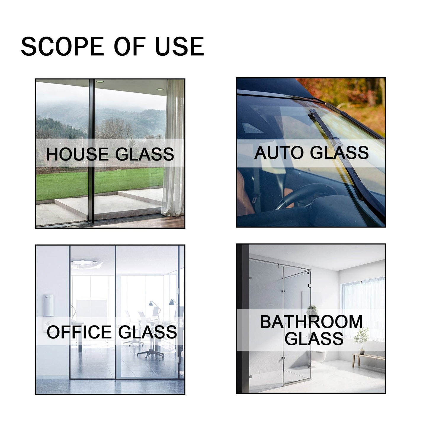 Nano Coat One Way Mirror Sponge, Car Windshield Bathroom Office Floor-To-Ceiling Window Glass Nanosponge Wipe - Korvel