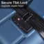 Premium Dark Blue 3-Piece Hardside Suitcase Set with Spinner Wheels