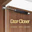 Gas Spring Automatic Door Closer 90 Degrees Within The Positioning Stop Mute Soft Closing Device Adjustable Buffer Force - Korvel