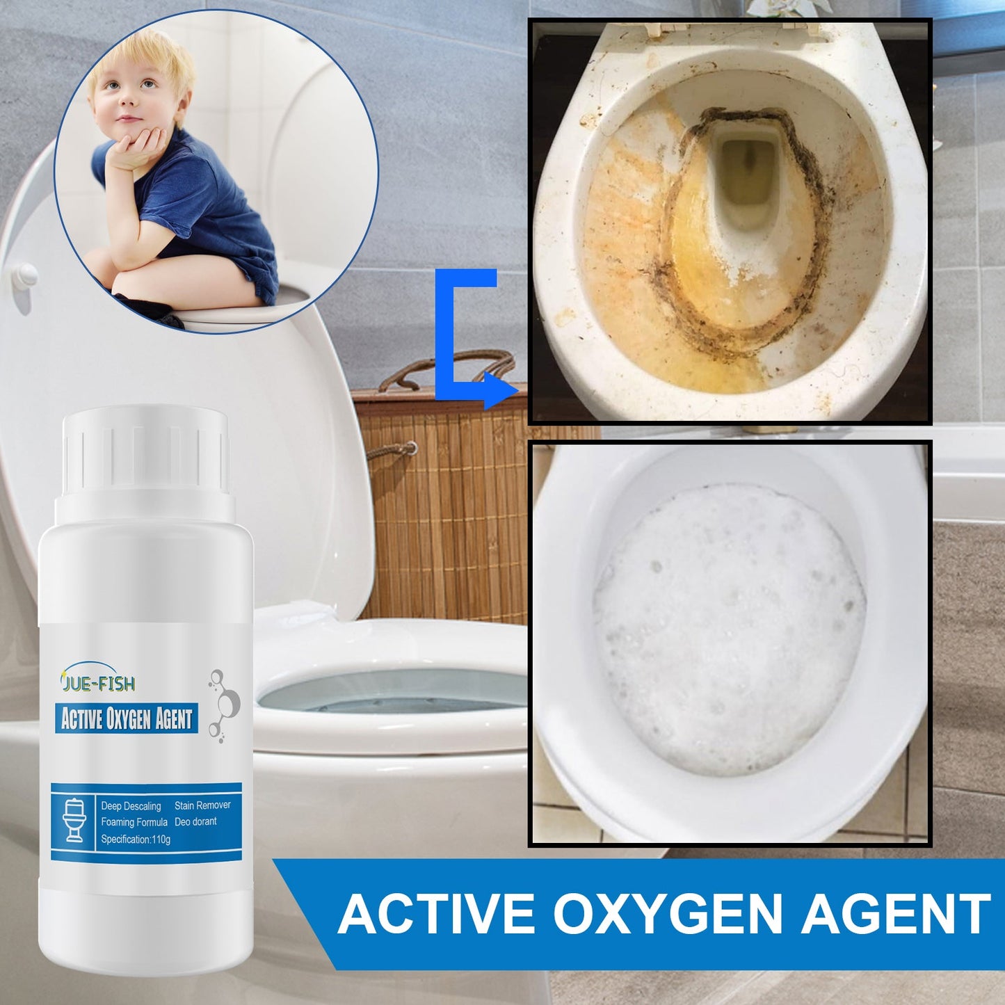 Toilet Reactive Oxygen Agent - Korvel