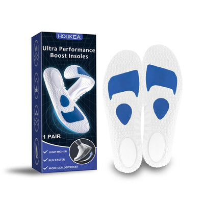 HOUKEA Ultra Performance Boost Insoles, Soft And Comfortable Elastic Insoles For Outdoor Sports Running Wear Resistant Non-Slip Care Insoles - Korvel