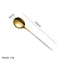 Premium Stainless Steel Cutlery Set with Gold Spray Finish