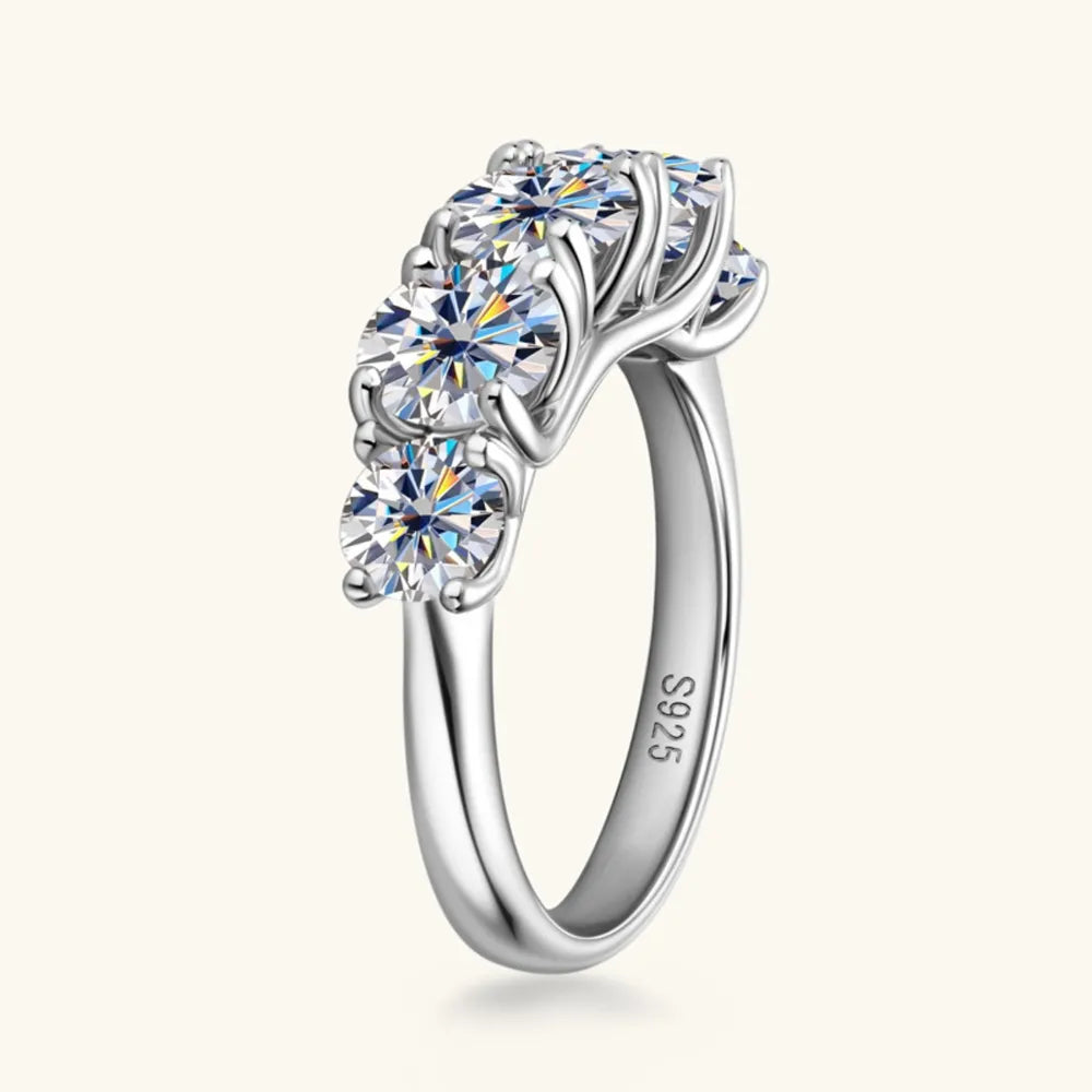 3.6 Carat Moissanite 925 Sterling Silver Ring - Korvel