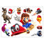 Autocollants muraux étanches Super Mario pour chambres d'enfants