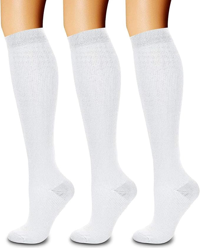 Sports pressure socks long tube socks calf socks compression socks skipping rope elastic cycling socks - Korvel