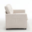 Canapé-lit futon convertible 3 plis - Gris foncé, Gris clair et Beige