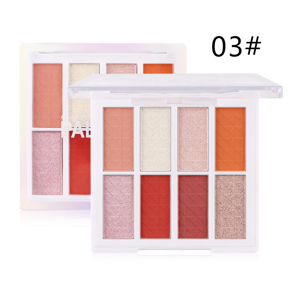 Romantic Beauty Matte Eyeshadow Palette - 8 Colors