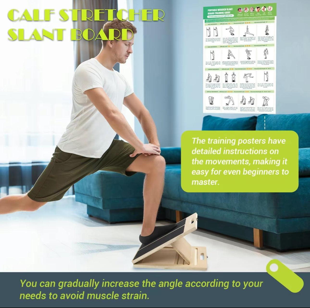 FlexSlope Calf Stretch Board - Korvel