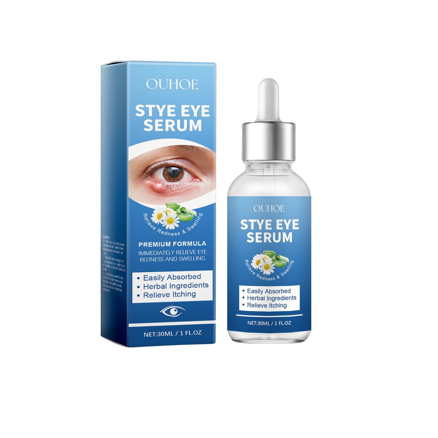 Eye Care Solution, A Gentle Moisturizing Eye Solution That Relieves Acidness, Is A Daily Portable Eye Care Drops - Korvel