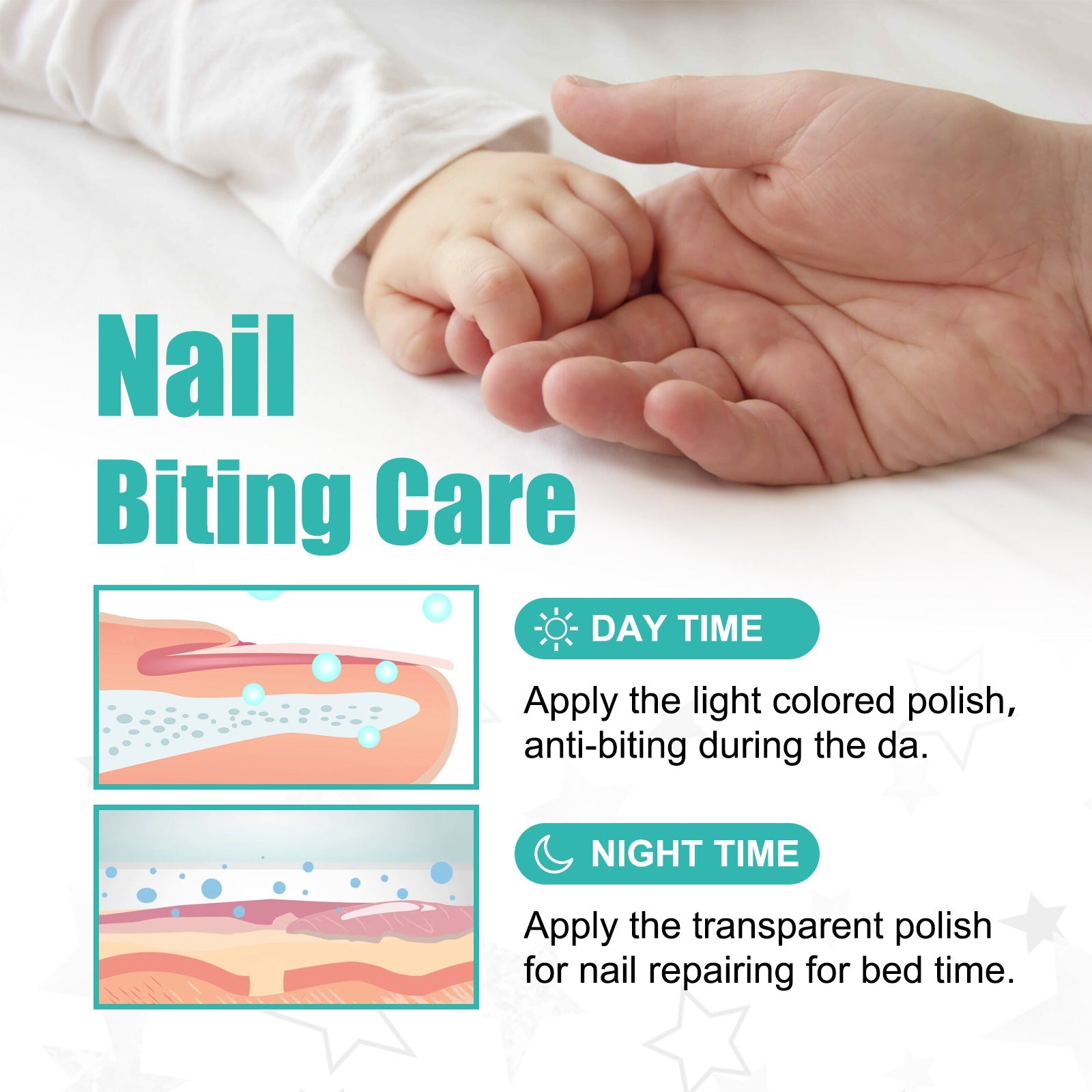 Anti-Biting Nail Lotion Prevents Infants From Biting Their Nails And Eating Their Fingernails - Korvel
